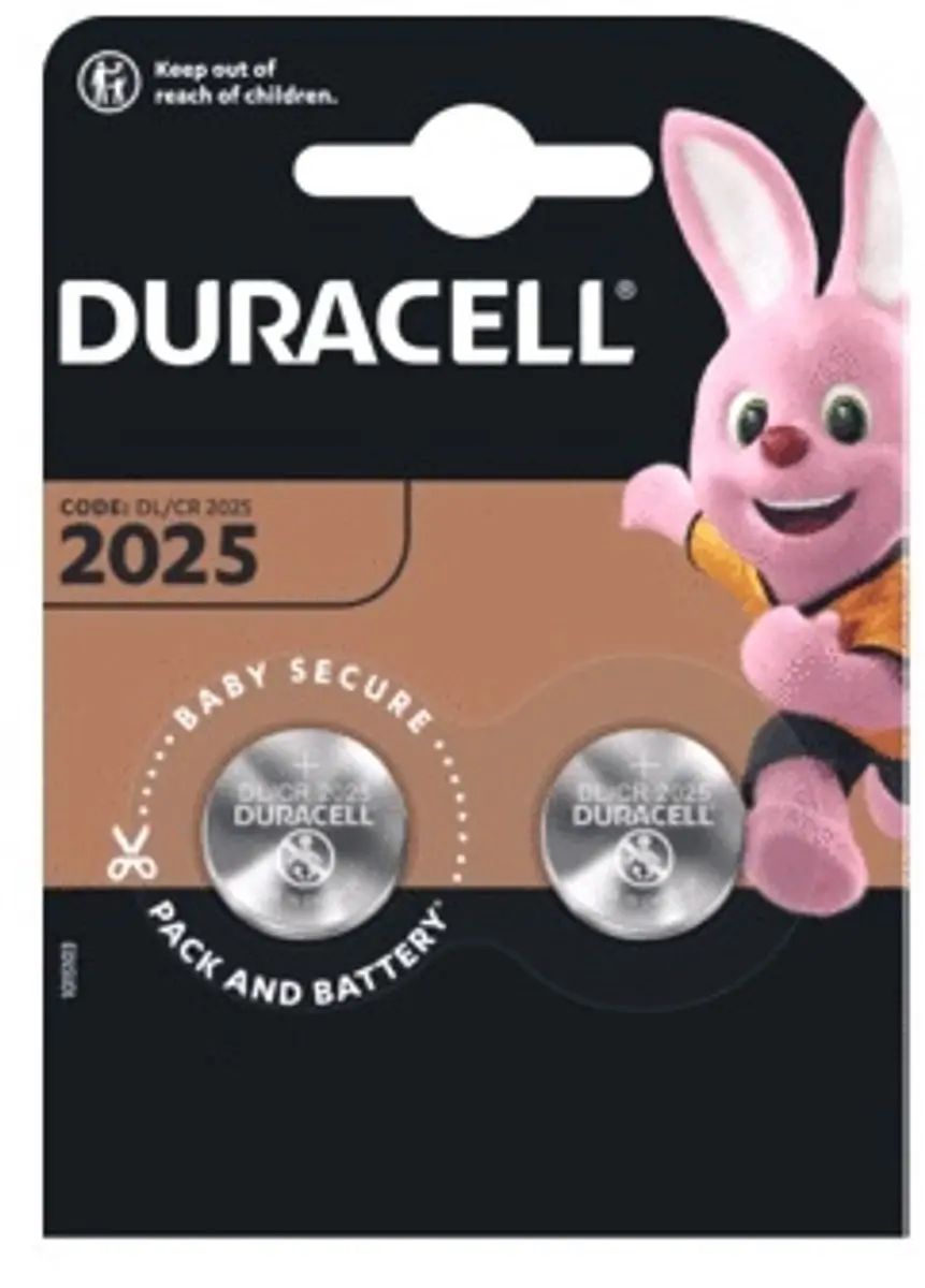 Duracell DR2025 Knoopcelbatterij 3V