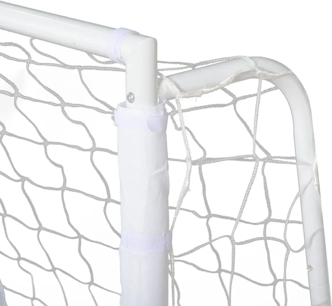Homcom Voetbaldoel 186x62x123cm - Wit - afbeelding 6 van 6