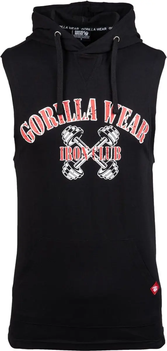 Gorilla Wear Chico Mouwloos T-shirt M - Zwart - afbeelding 6 van 6