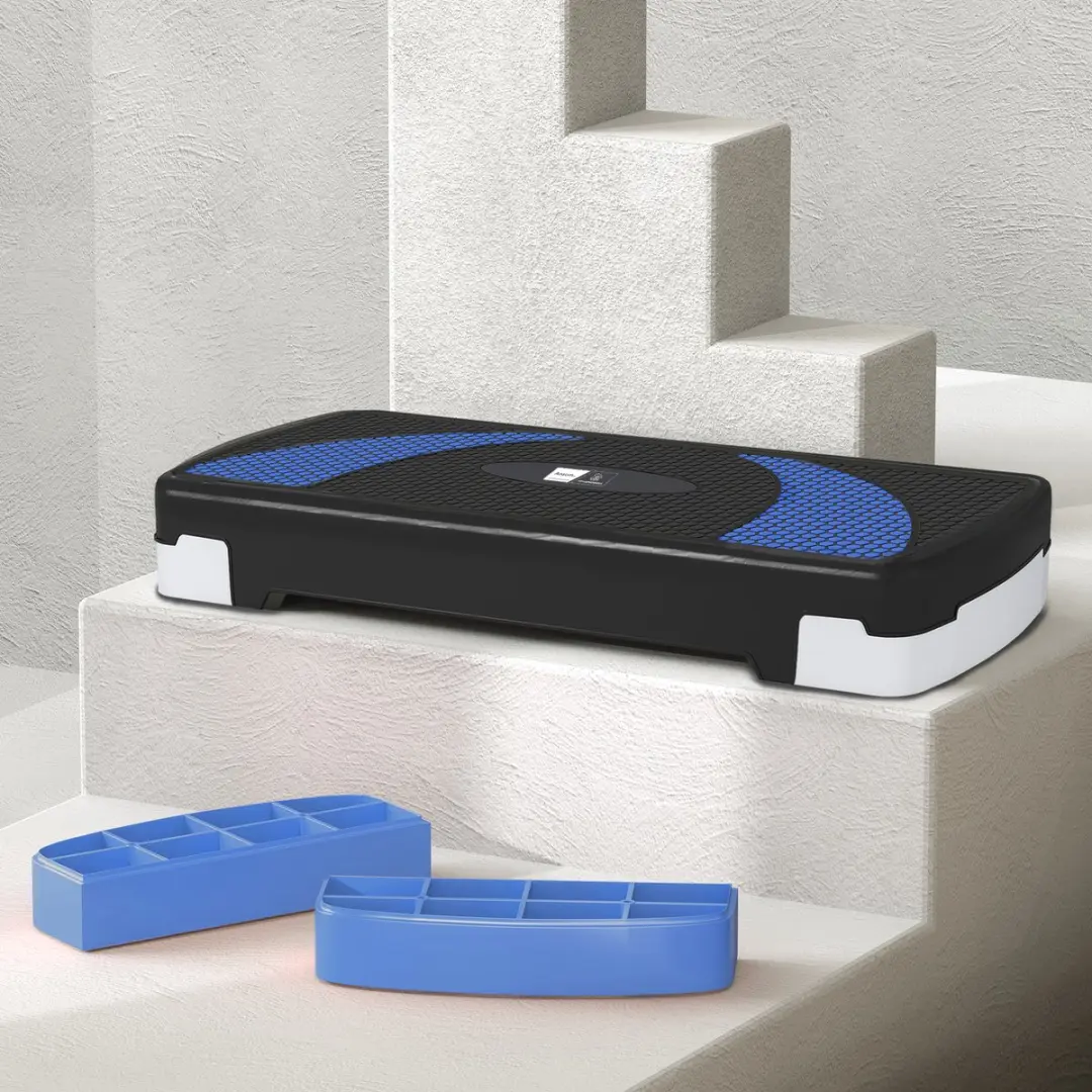 Homcom Aerobic Stepper - Zwart/Blauw