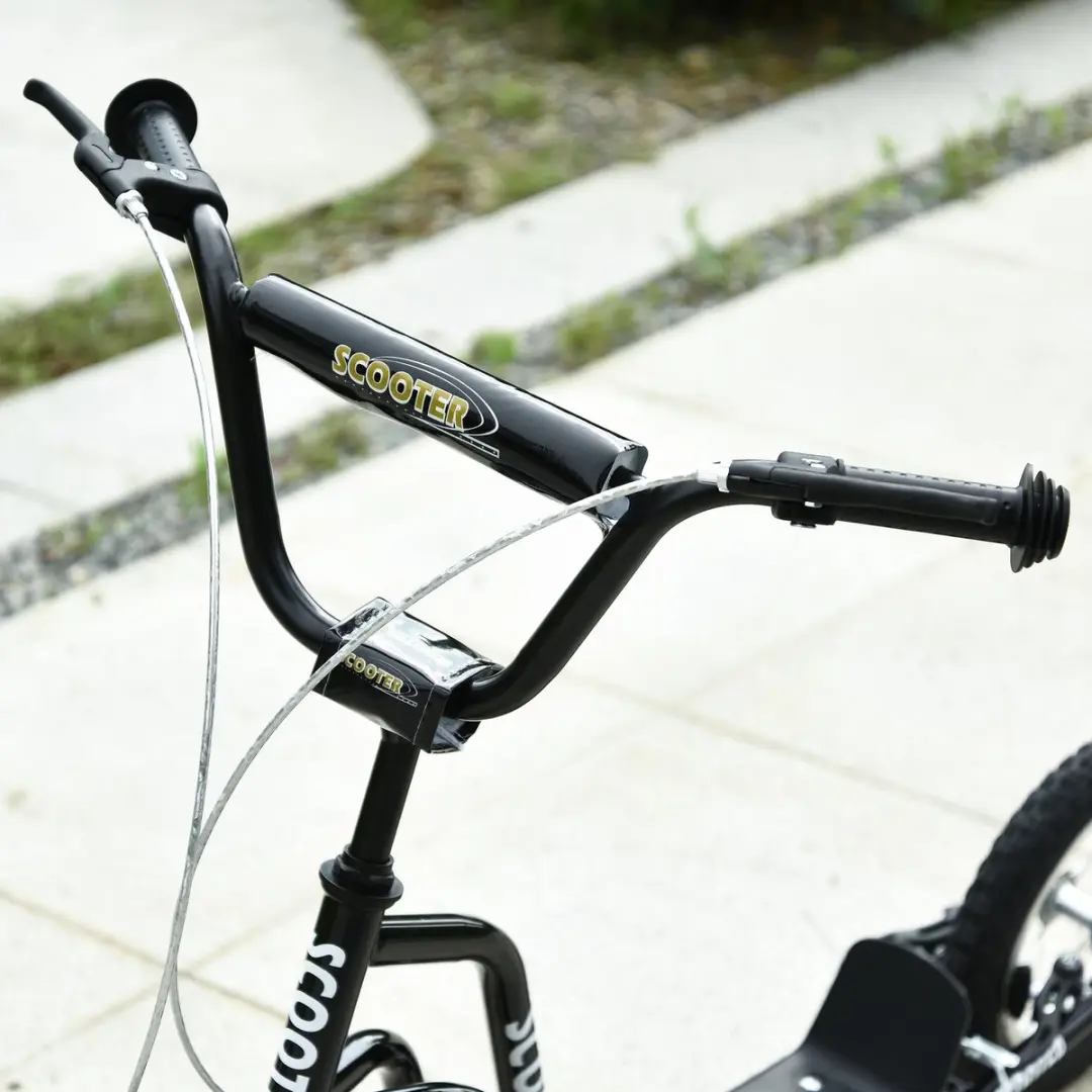 Homcom Kinderstep met Luchtbanden 12 Inch - Zwart