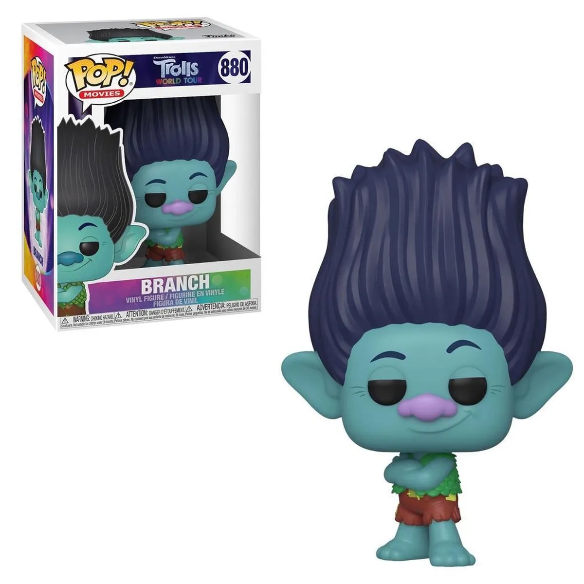 Funko Pop Trolls World Tour Branch Vinyl Figure