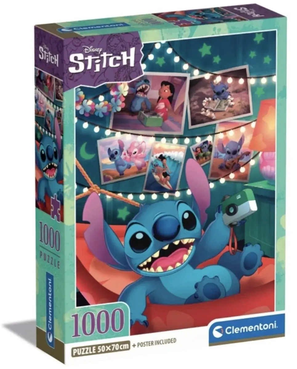 Disney Stitch Puzzel 1000 Stuks - Multi