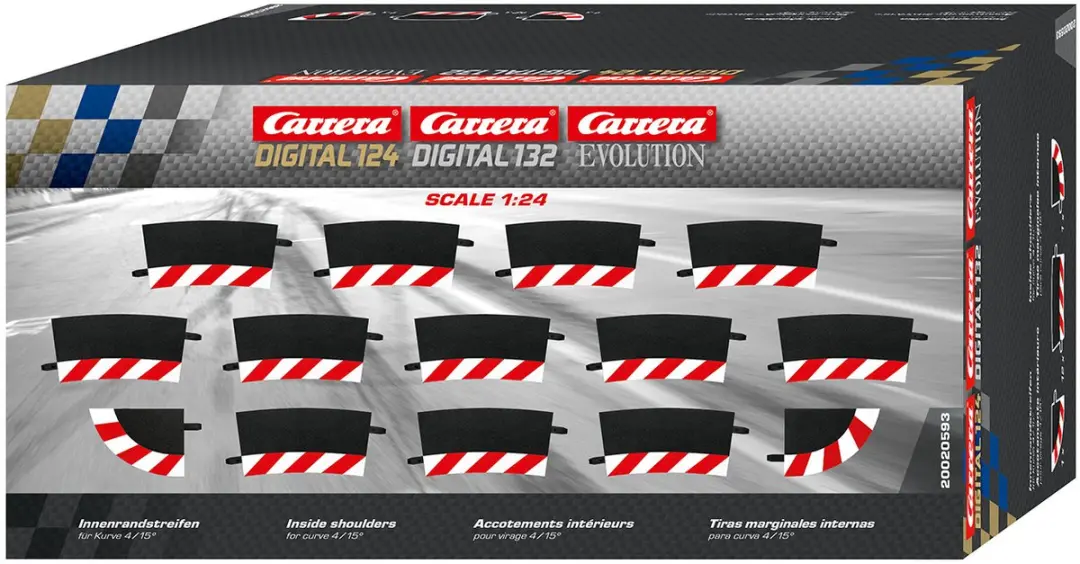Carrera Digital 124/132 Evolution Binnenste Randstrips