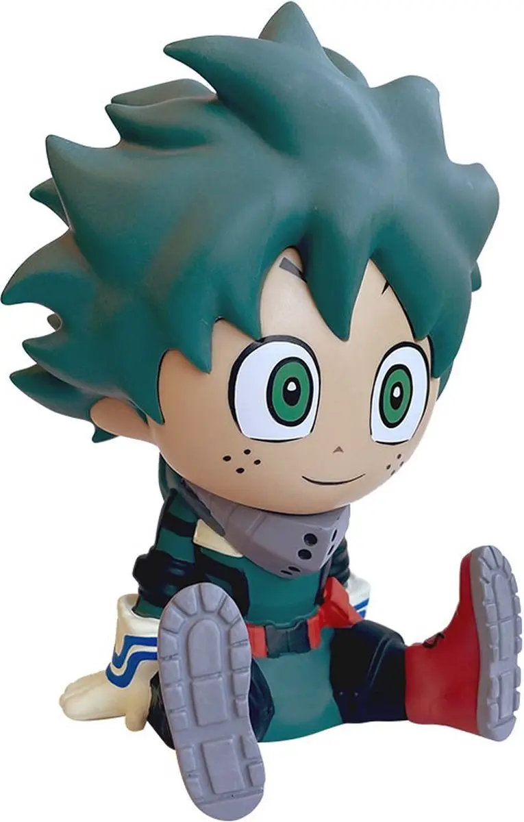 Plastoy My Hero Academia Izuku Midoriya Spaarpot - Rood/Turkoois