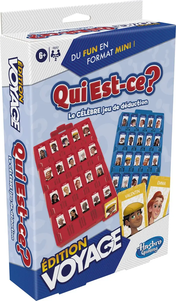 Hasbro Gaming Guess Who? Grab & Go - 2 Spelers