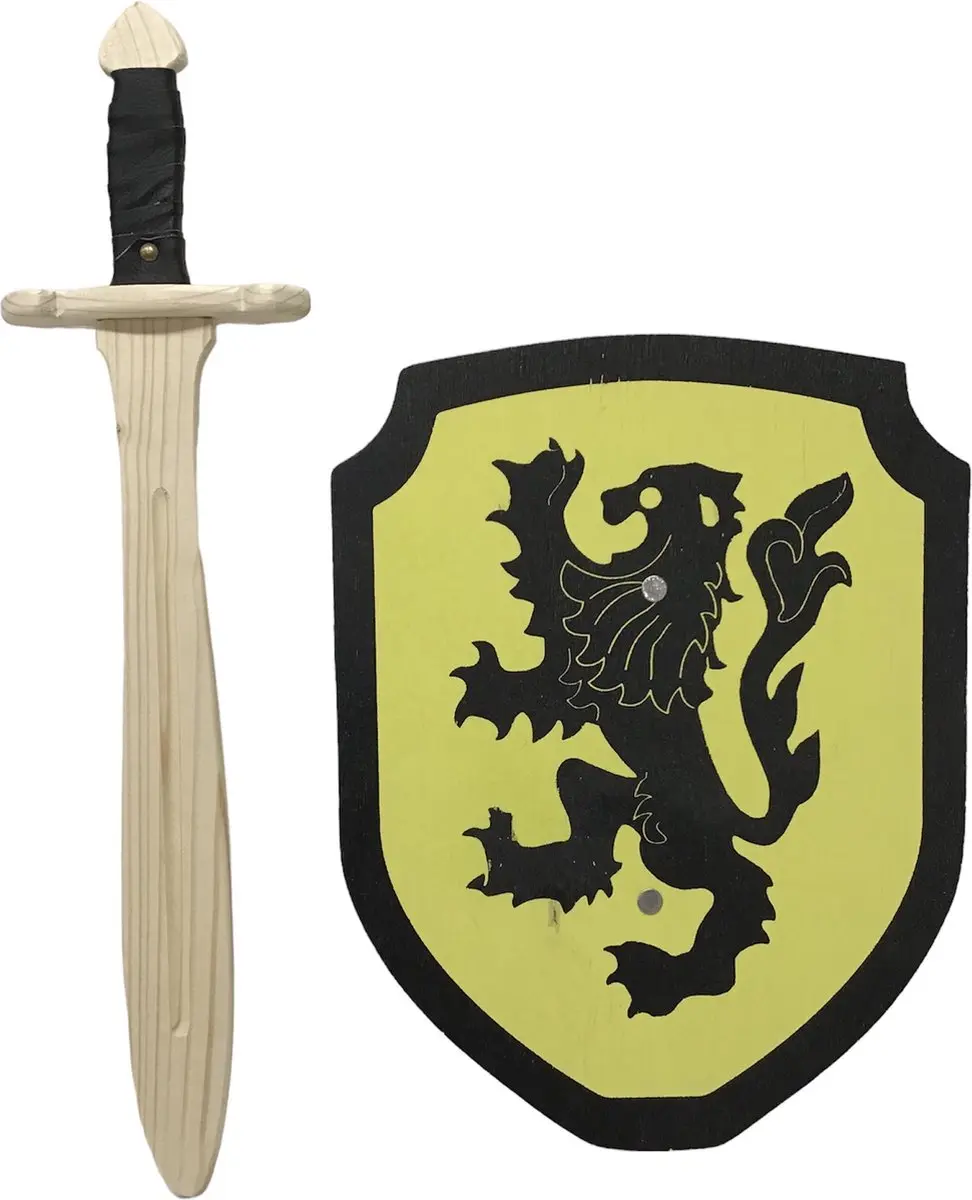 Simply For Kids Houten Ridderzwaard & Schild