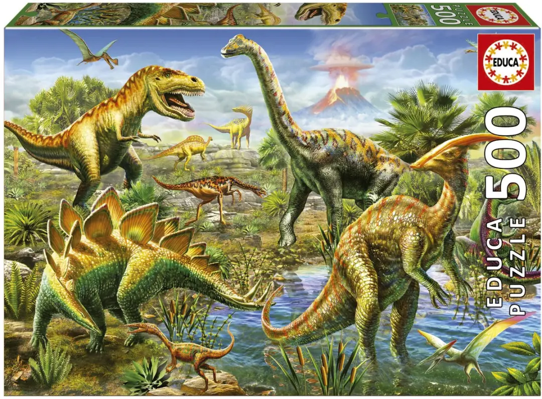 Educa Puzzel 500 Stuks Jurassic Hof