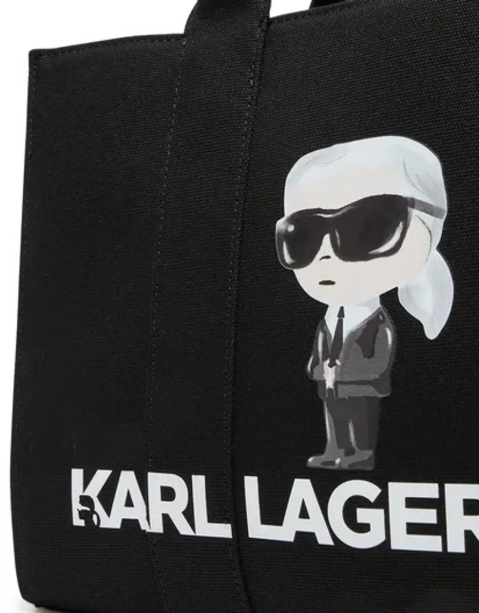 Karl Lagerfeld Ikon Karl Square Tote - Zwart