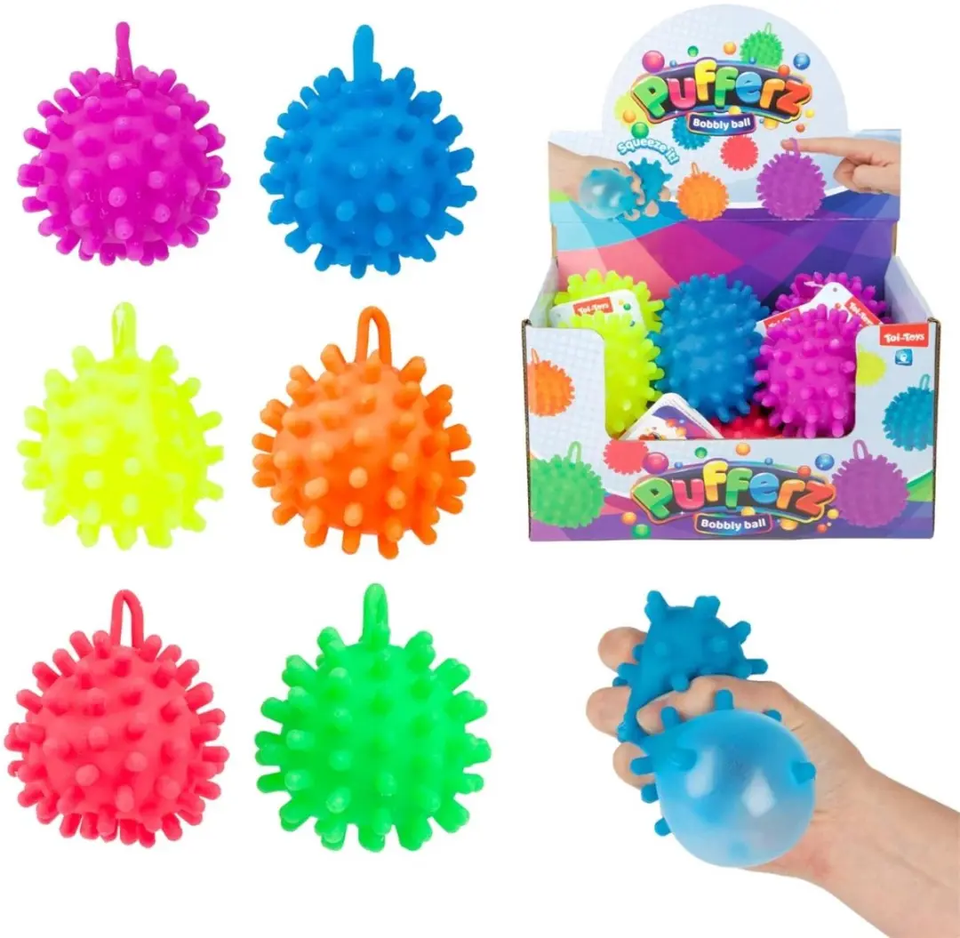 Toi-Toys Pufferz Pufferbal Nubs 9cm - Multicolor - afbeelding 6 van 6