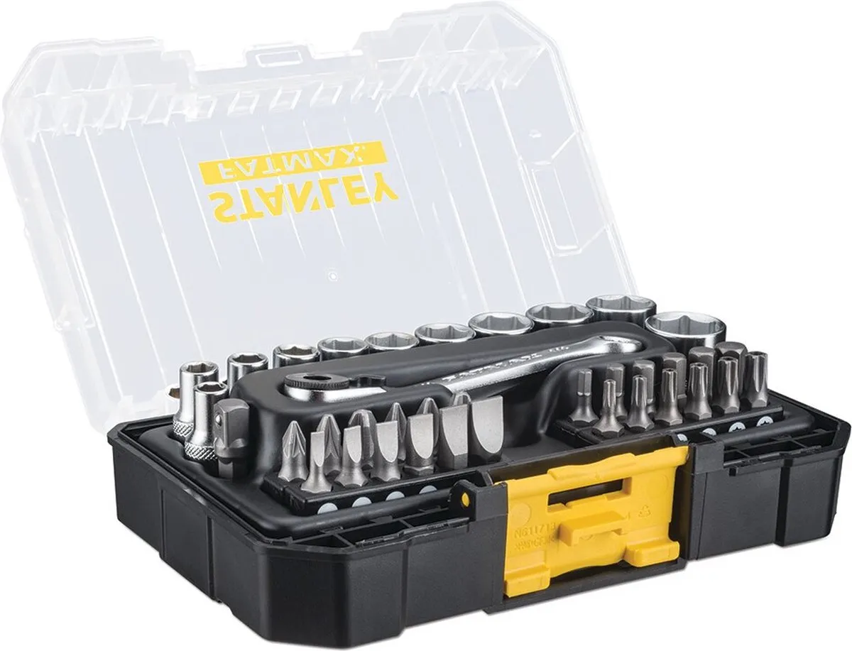 Stanley Fatmax Pro-Stack 1/4 Doppenset 37-delig