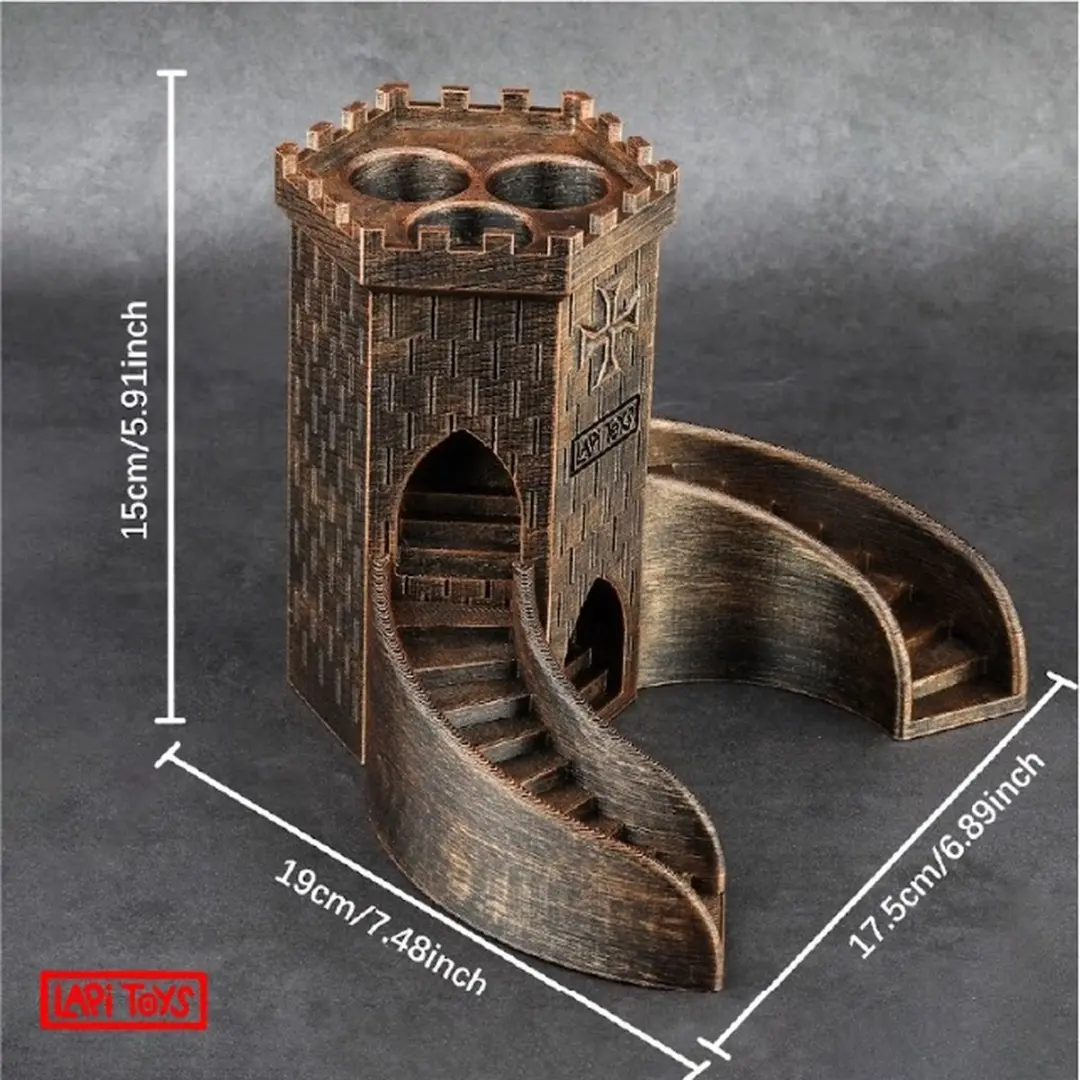 Lapi Toys D&D Dobbelpiste Kasteel Brons
