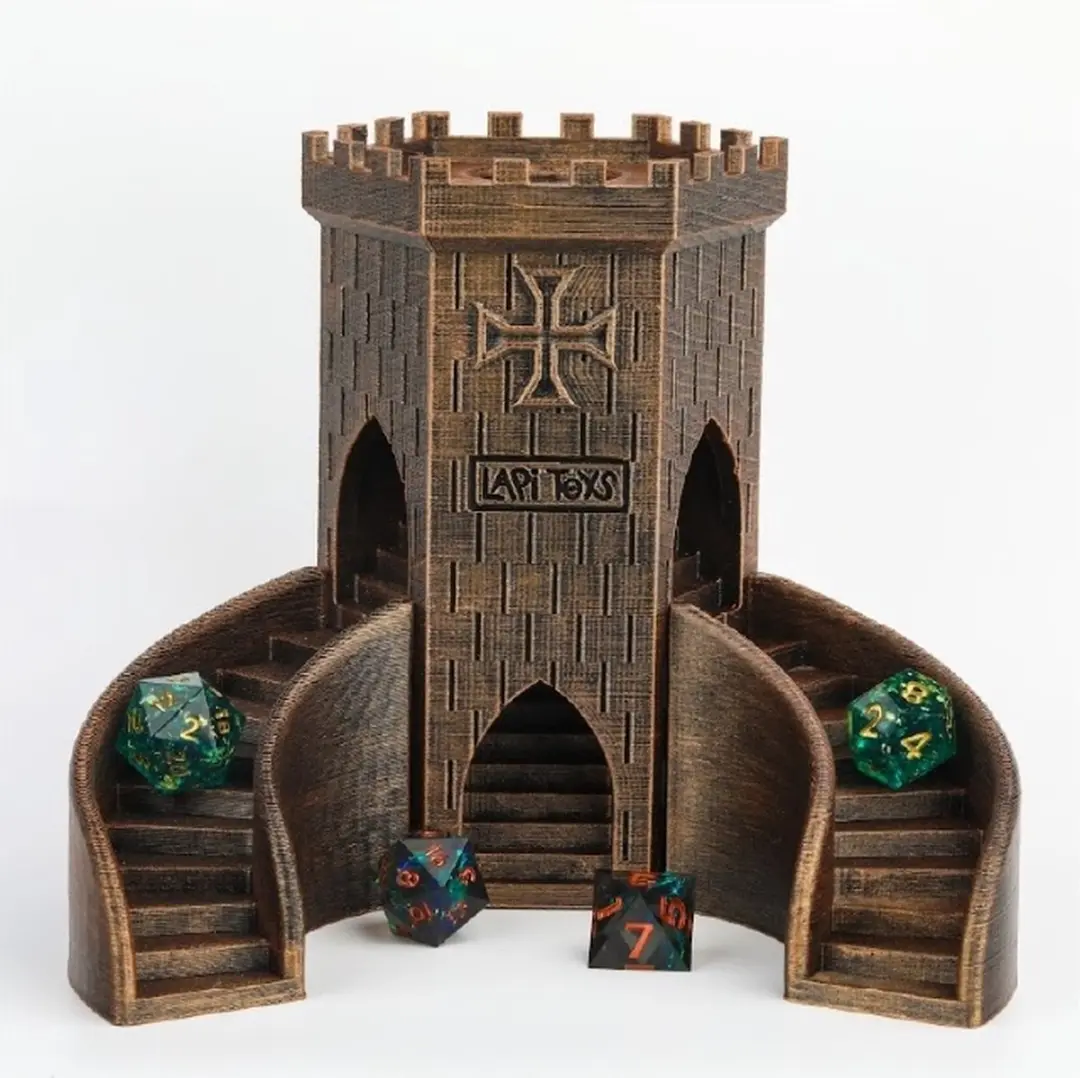 Lapi Toys D&D Dobbelpiste Kasteel Brons