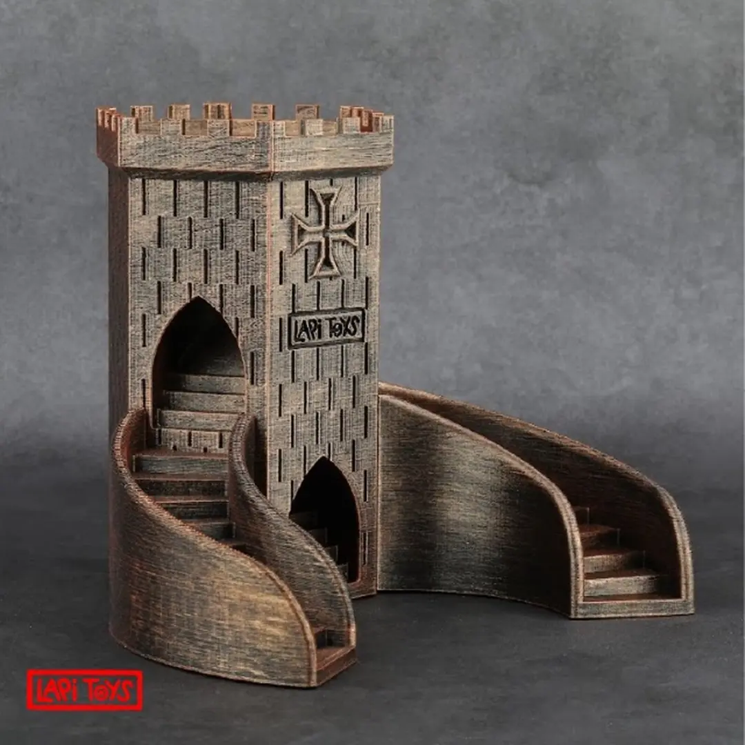 Lapi Toys D&D Dobbelpiste Kasteel Brons