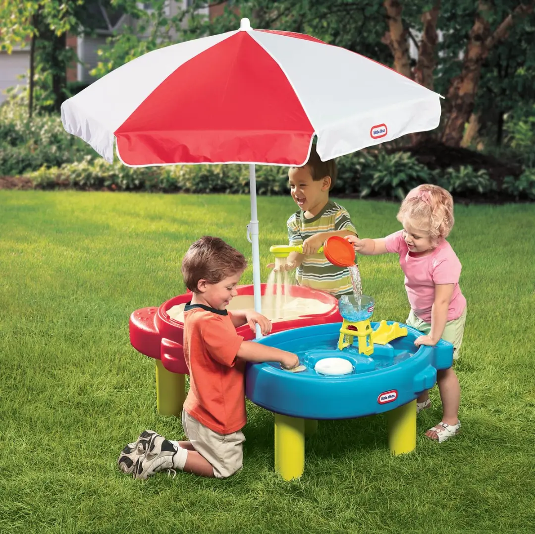 Little Tikes Sand & Sea Play Zandbak & Watertafel - Rood