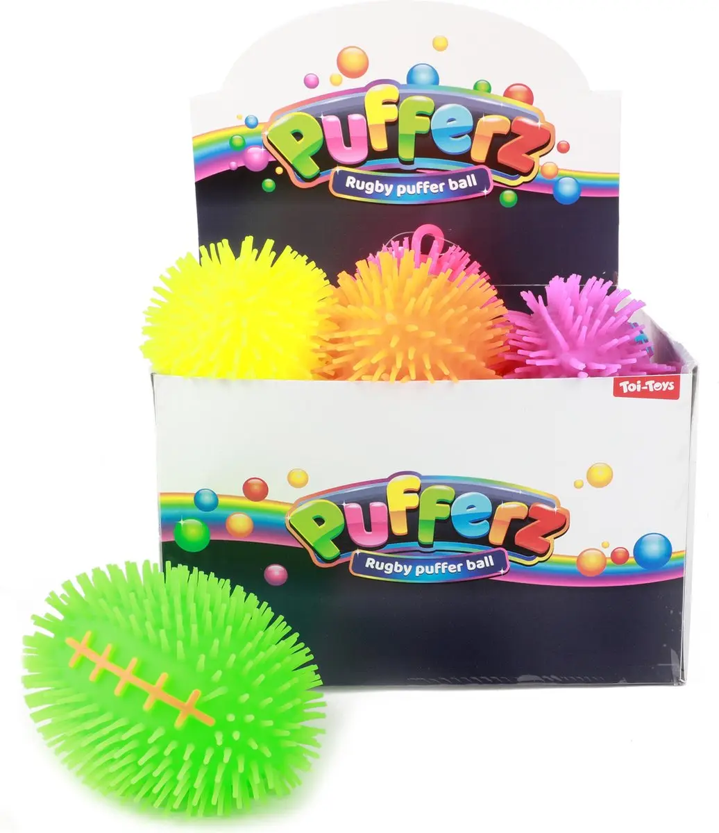 Toi-Toys Pufferz Pufferbal Rugby 14cm