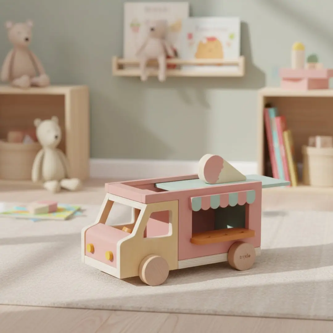 Trixie Houten IJscowagen