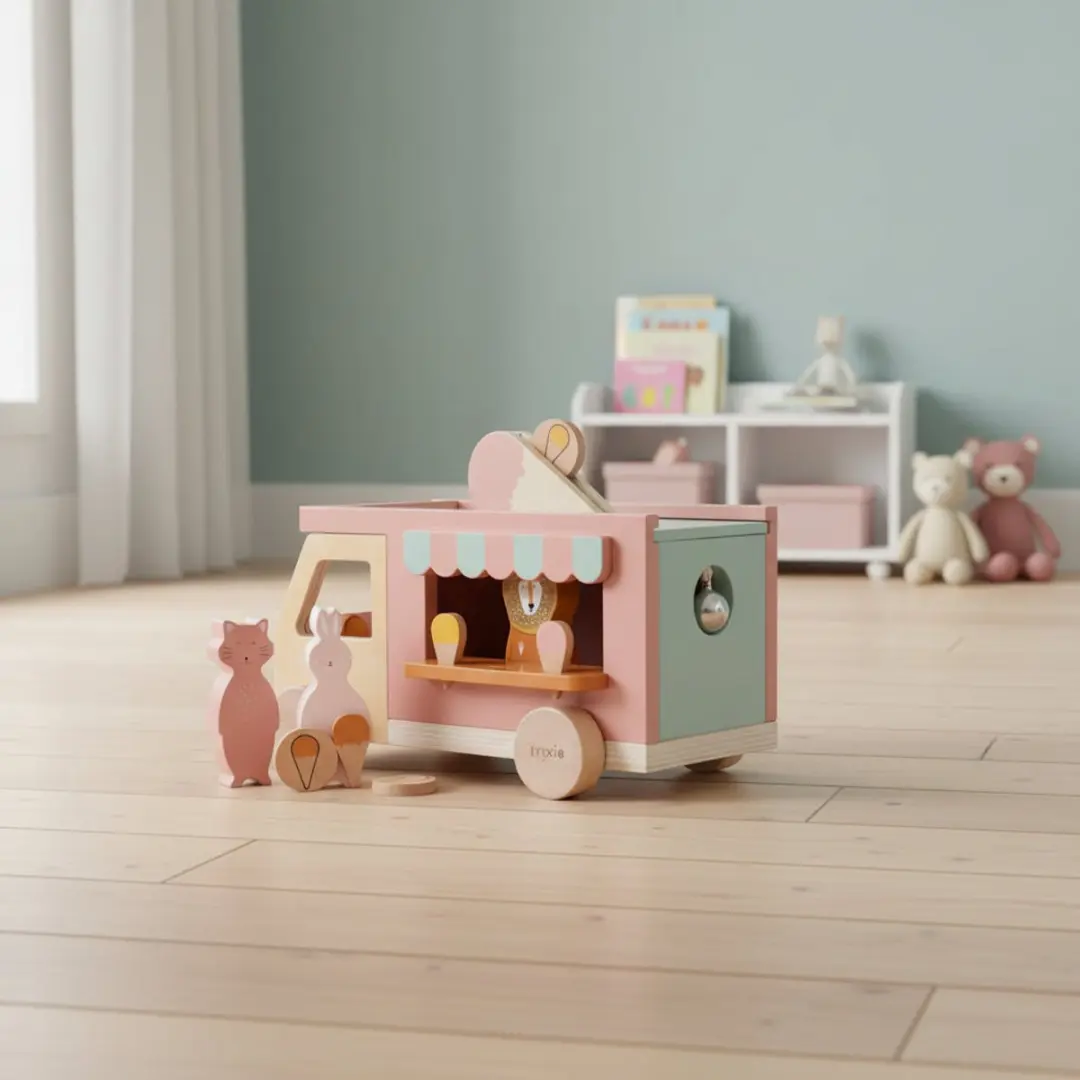 Trixie Houten IJscowagen