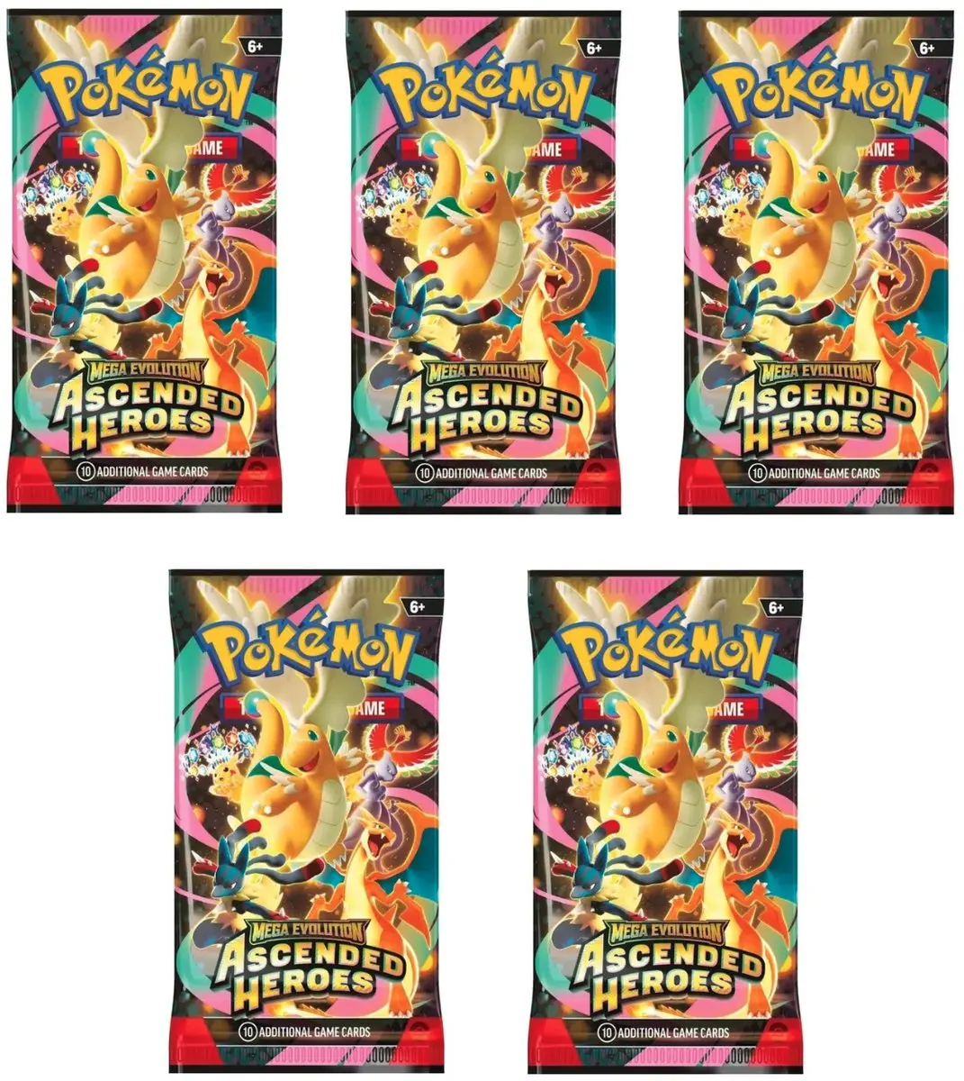 Pokémon Mega Evolution Ascended Heroes Booster Bundle - 53 Kaarten