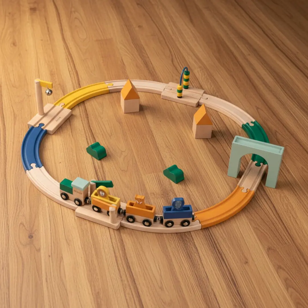 Trixie Houten Treinbaan Set