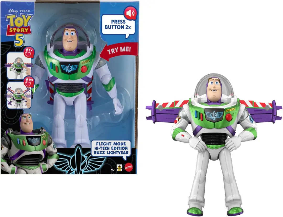 Mattel Disney Pixar Toy Story 5 Buzz Lightyear 30cm Hi-Tech Editie