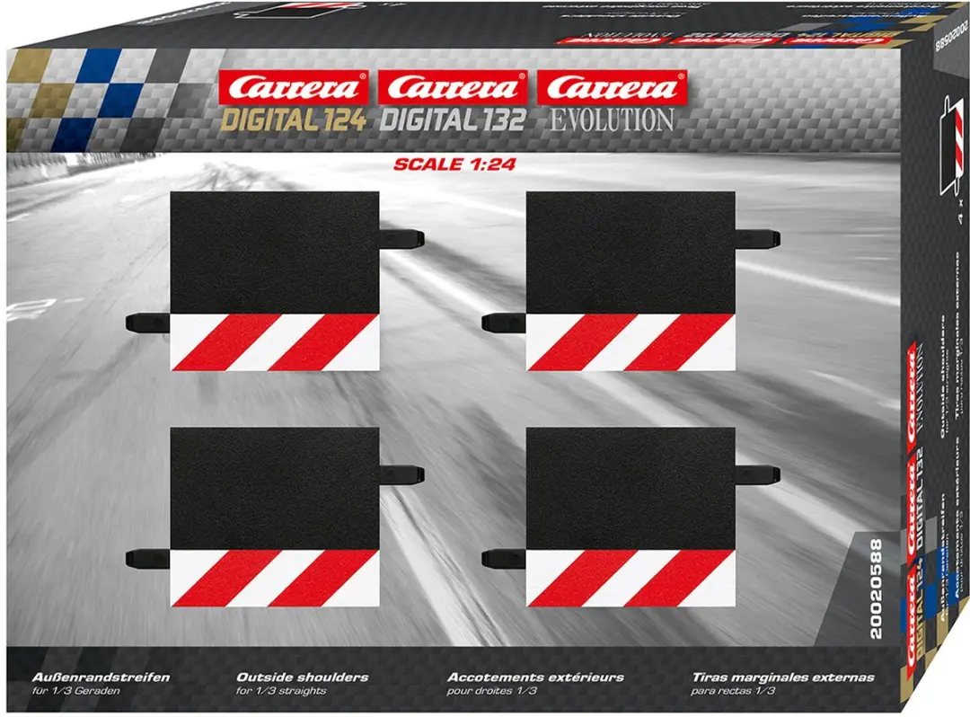 Carrera Racebaan Kerbstenen Set CAR20020588