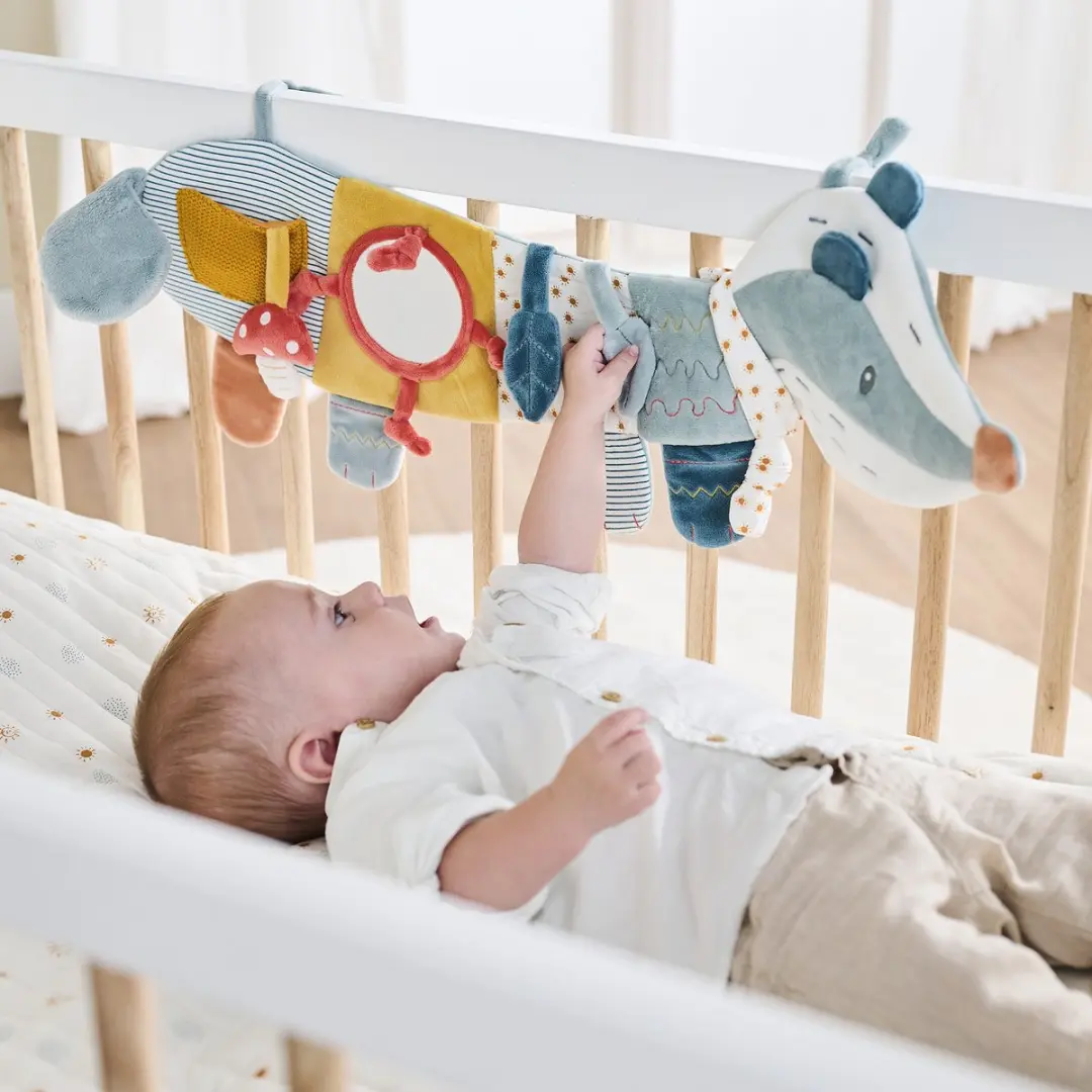 Nattou Felix & Leo Activiteitenknuffel 70cm - Dusty Blauw