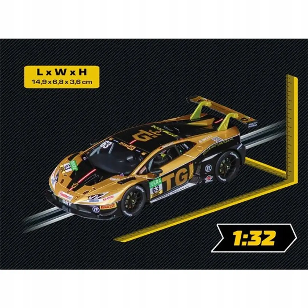 Carrera Evolution Lamborghini Huracán GT3 Evo2 No.63 DTM 2024 - Multi