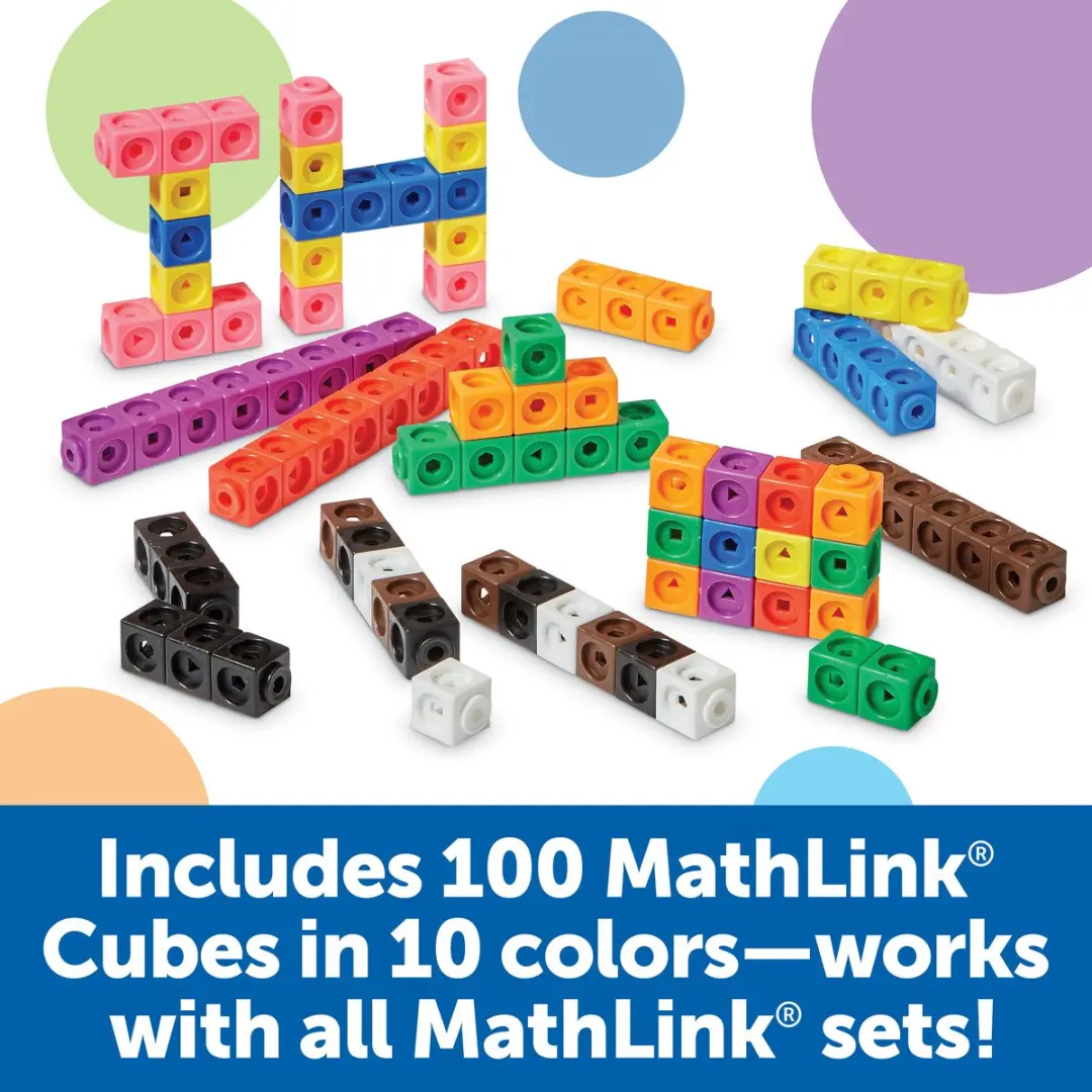 Learning Resources MathLink Cubes Bouwset LER9294 - Multikleur