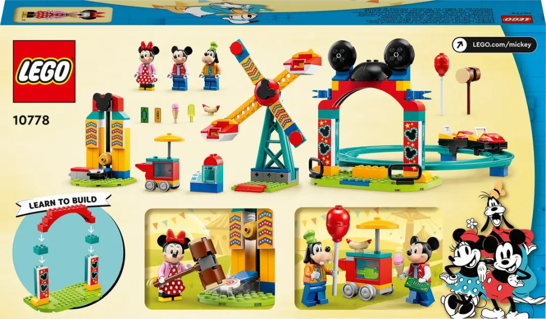 LEGO Mickey and Friends Kermisplezier 10778 - 3 Minifiguren