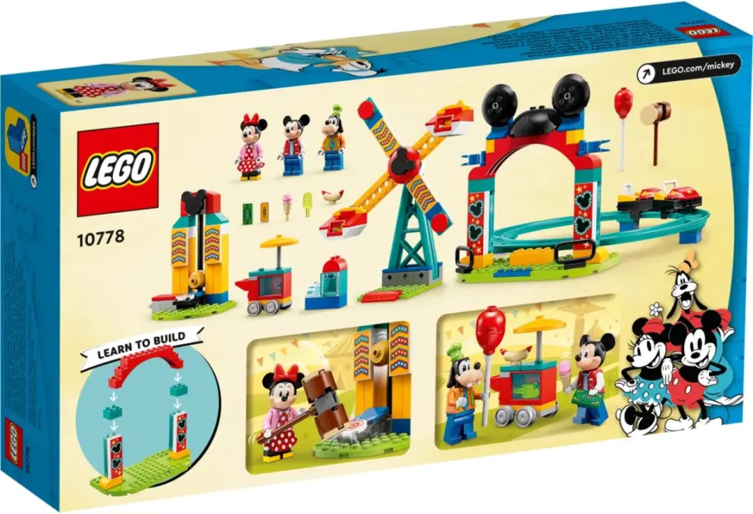 LEGO Mickey and Friends Kermisplezier 10778 - 3 Minifiguren - afbeelding 6 van 6