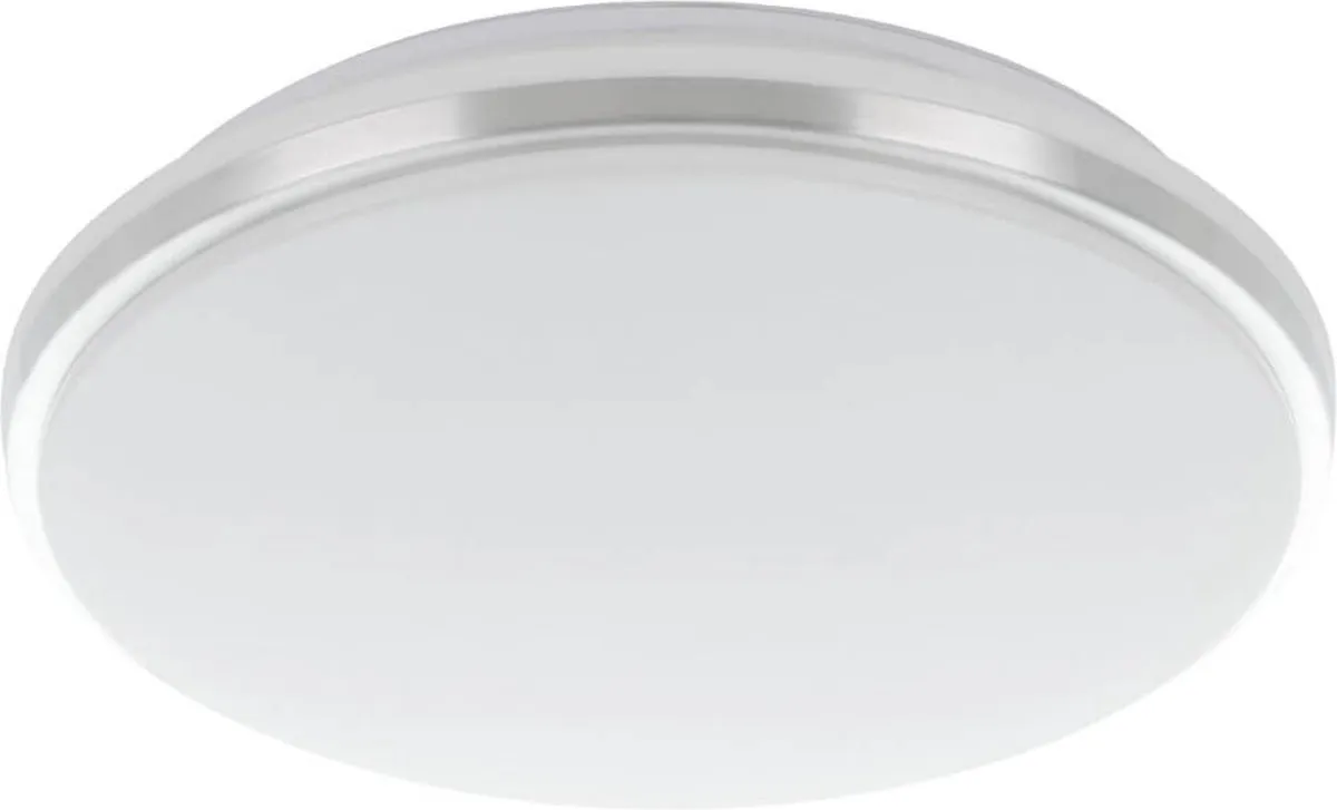 Eglo Pinetto Plafondlamp LED - 34cm - Wit/Chroom - afbeelding 6 van 6