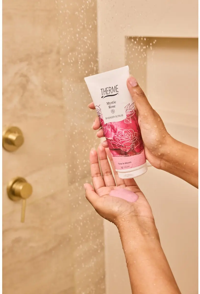 Therme Shower Scrub Mystic Rose 200ml