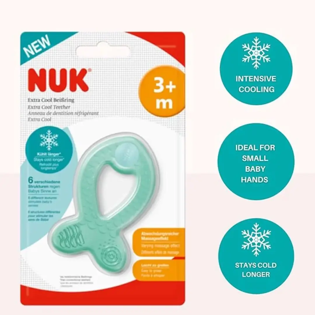 NUK Extra Cool Bijtring - Groen