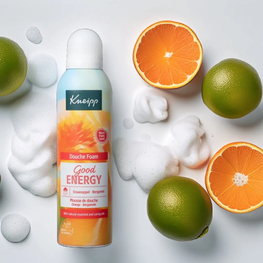 Kneipp Good Energy Douche Foam 200ml - 6 Stuks