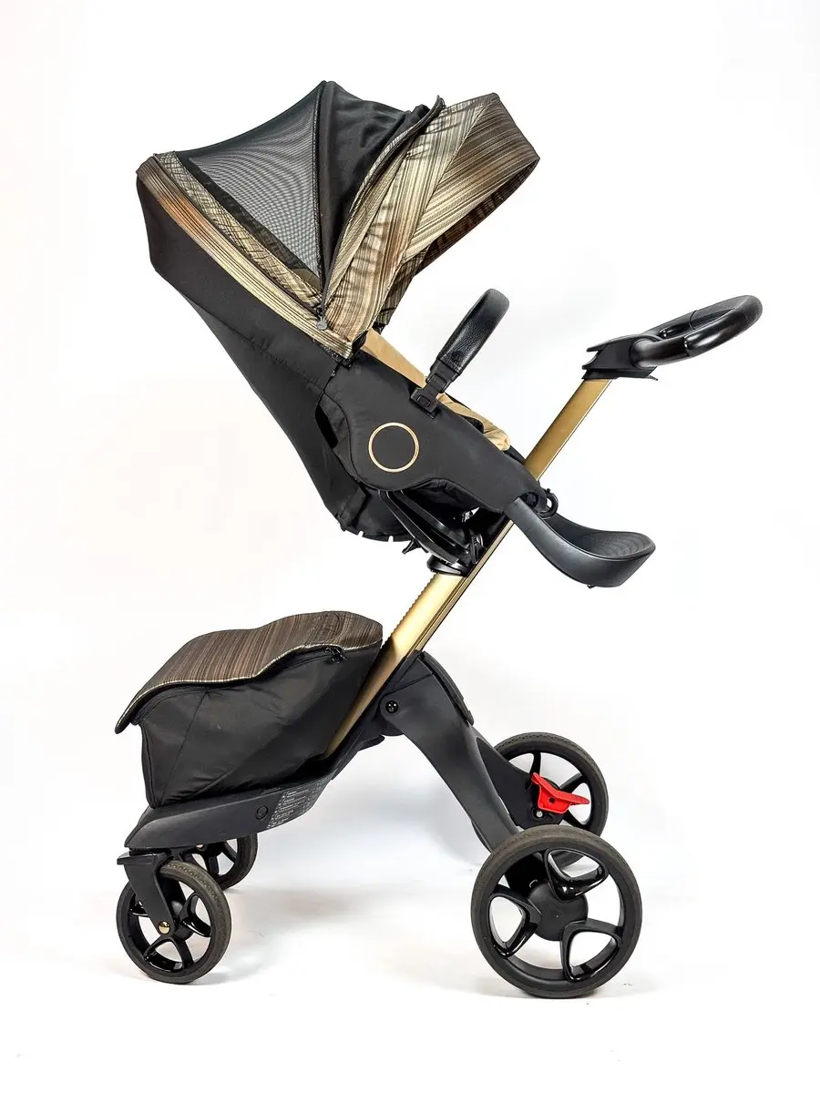 Stokke Xplory X Gold Limited Edition Kinderwagen - Zwart/Goud