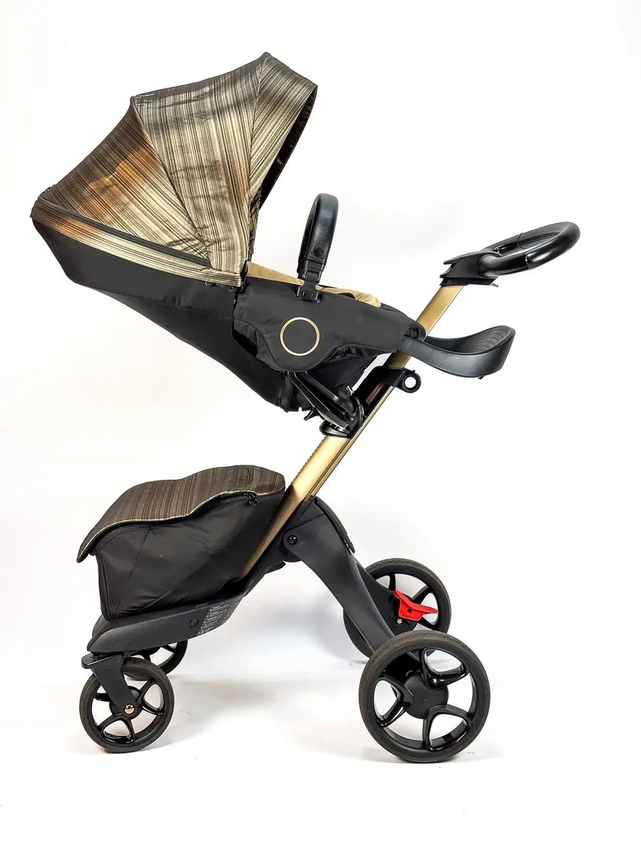Stokke Xplory X Gold Limited Edition Kinderwagen - Zwart/Goud