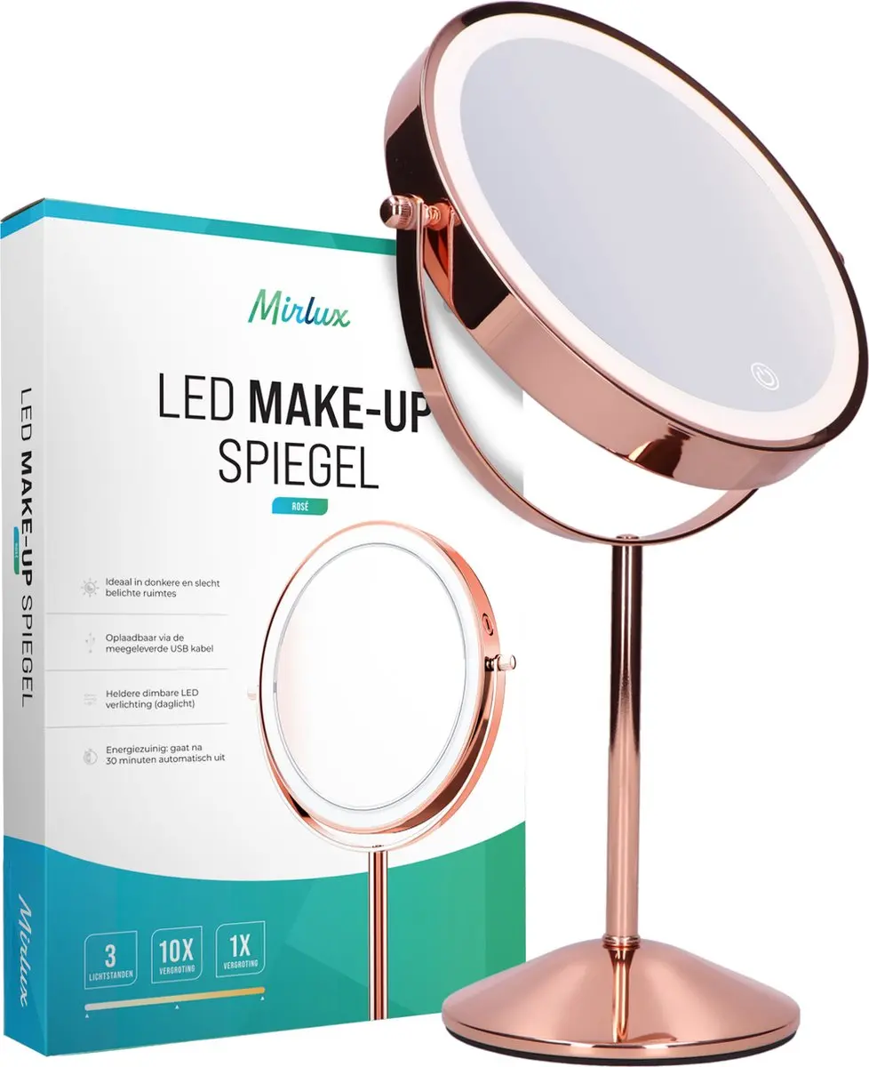 Mirlux Make-up Spiegel LED 10x