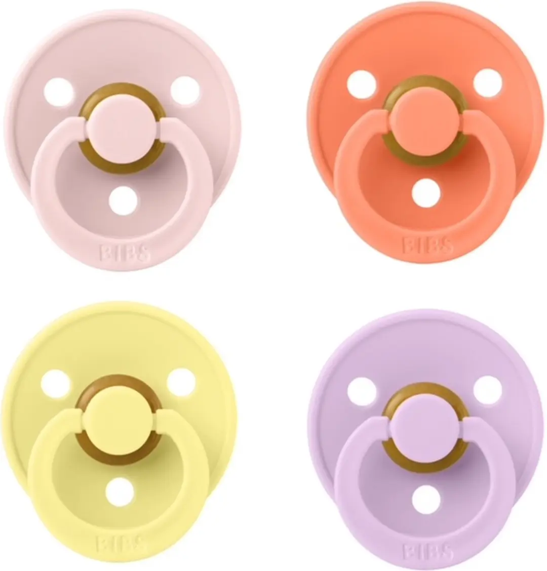 BIBS Fopspeen Set 4 Stuks