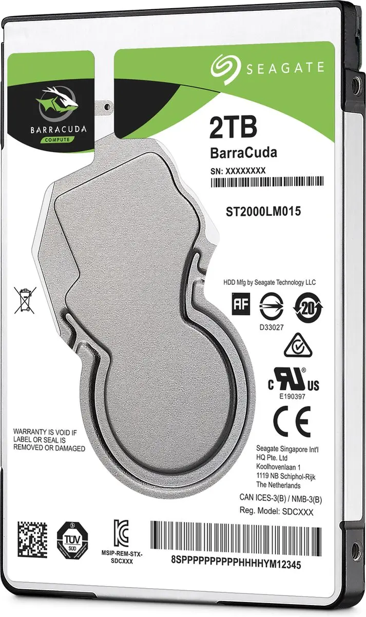 Seagate Barracuda ST2000LM015 2TB Interne Harde Schijf