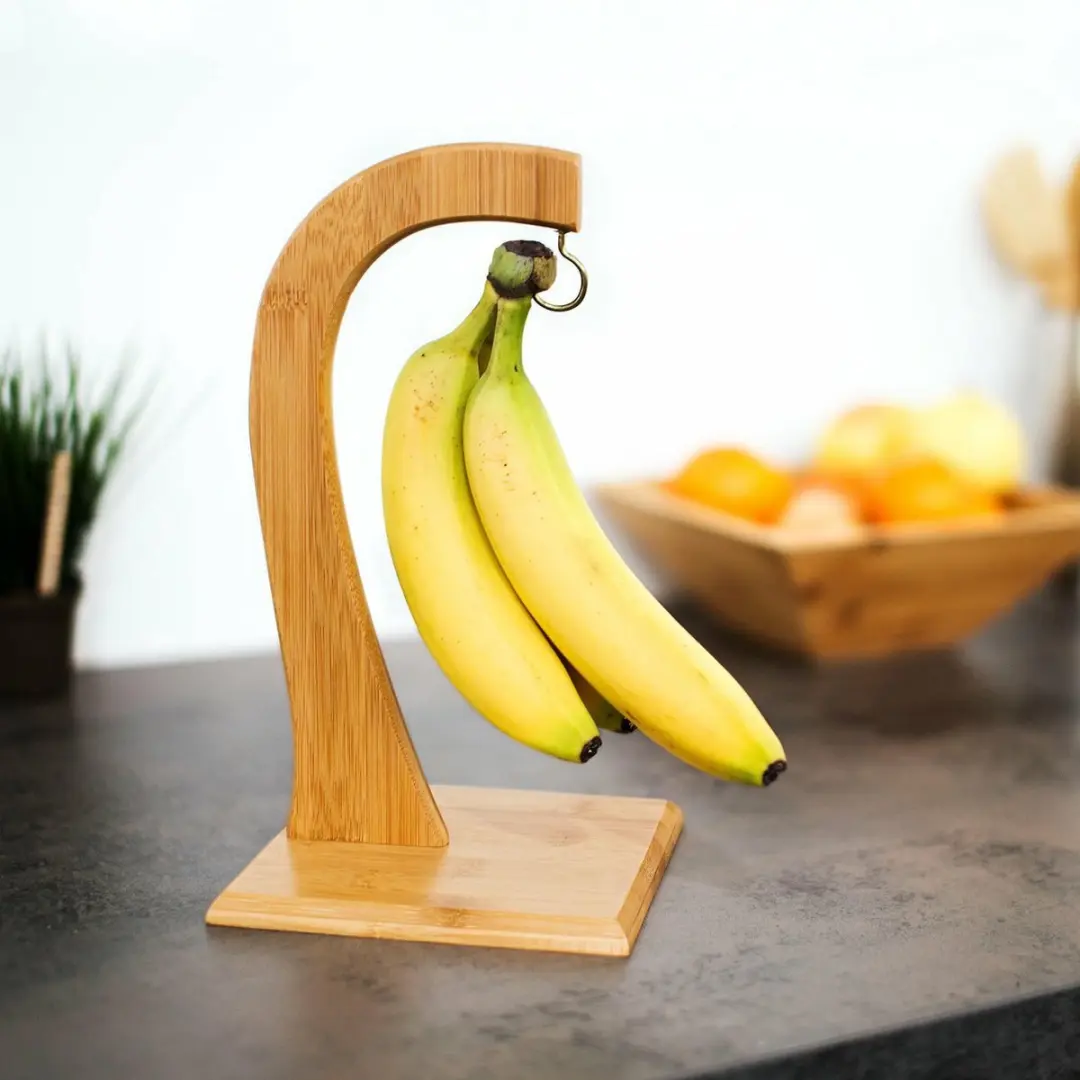 Cosy&Trendy Bananenhouder Rubberhout Bruin