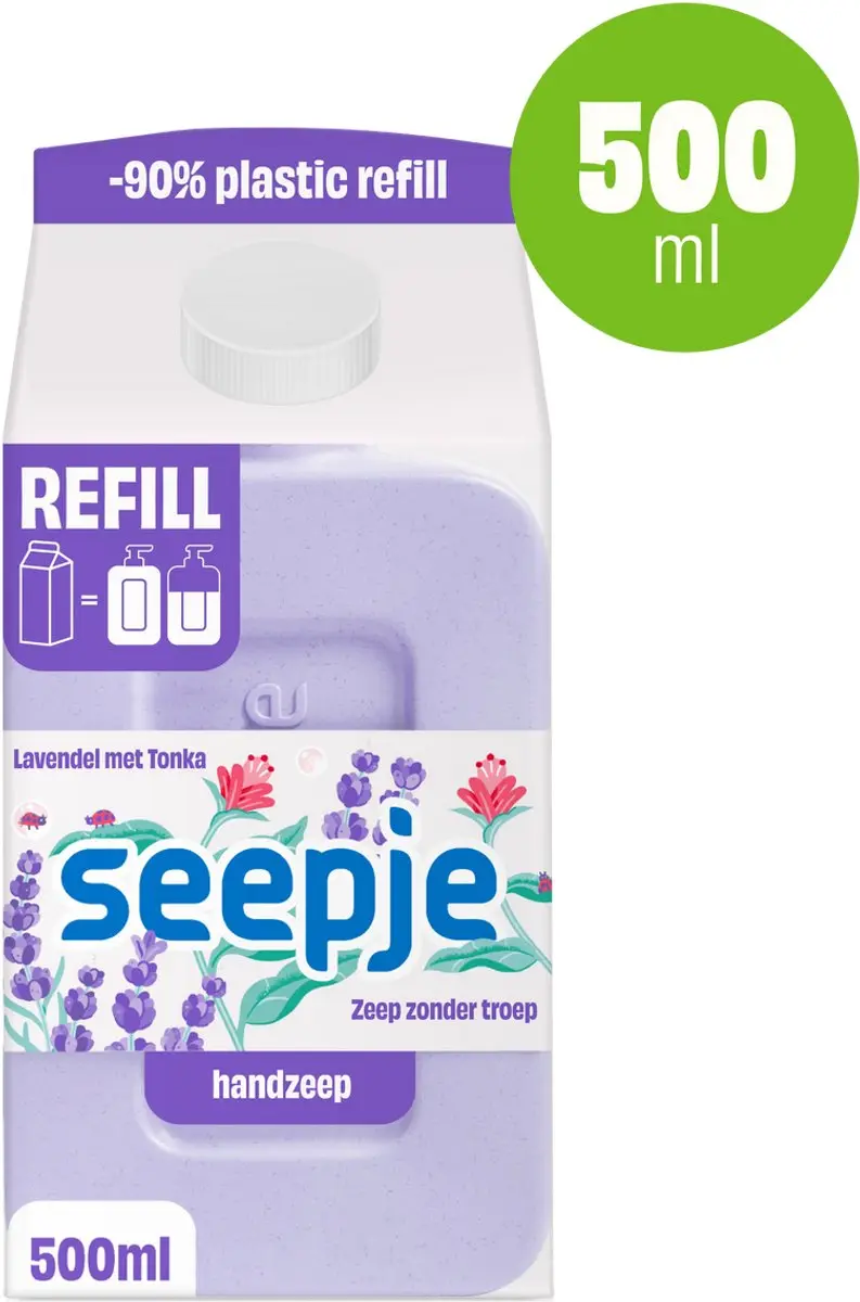 Seepje Handzeep Refill Lavendel 500ml