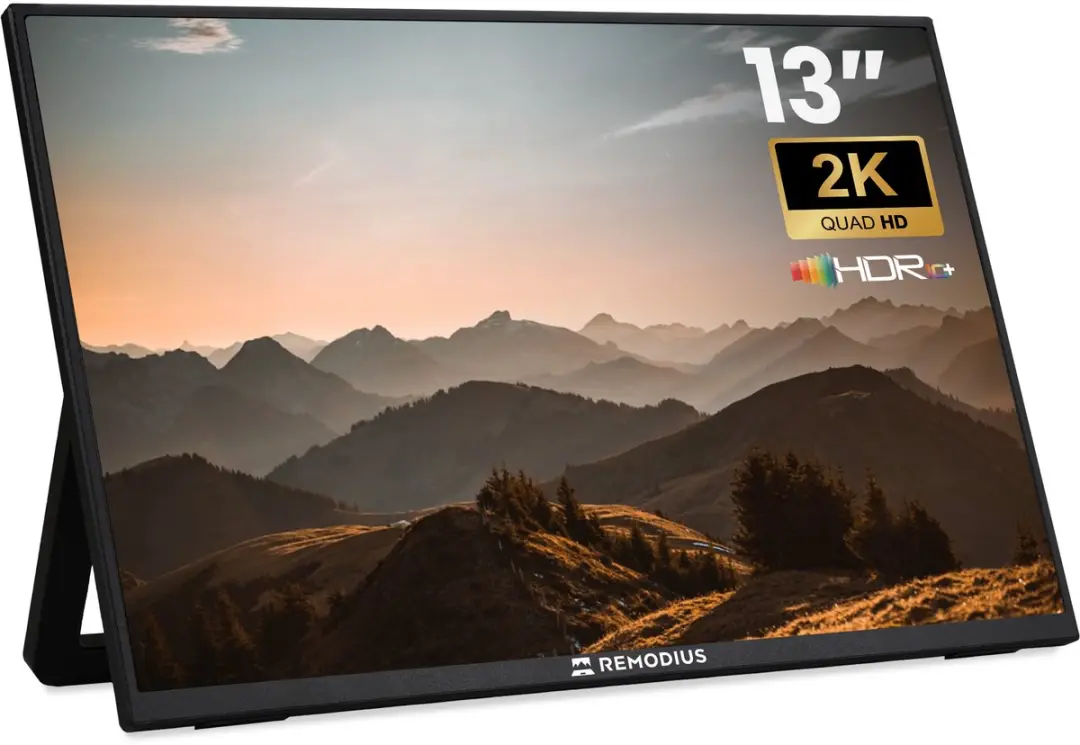 Remodius Portable Monitor 13 Inch 2K