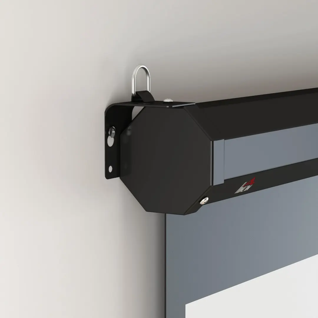 Homcom Projectiescherm 189x182cm - Zwart
