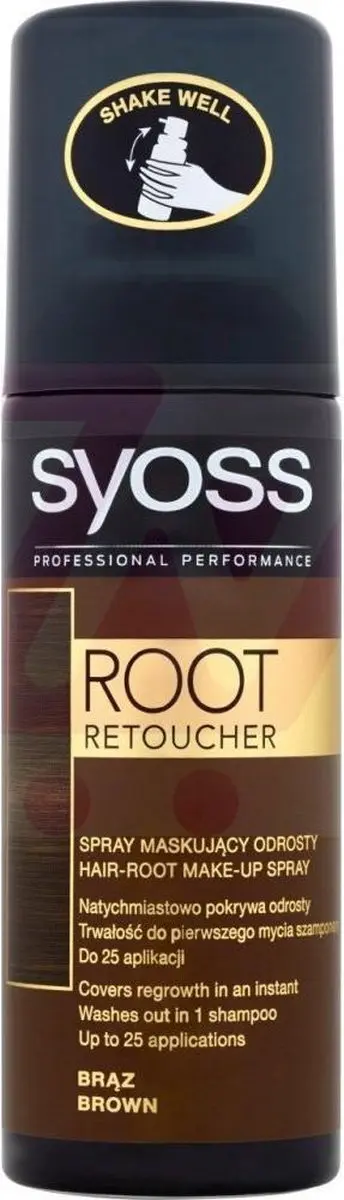 SYOSS Uitgroeispray Bruin 20ml
