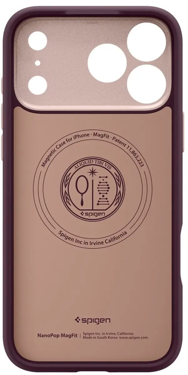 Spigen Nano Pop MagFit ACS08165 Hoesje - iPhone 17 Pro Max - Rood