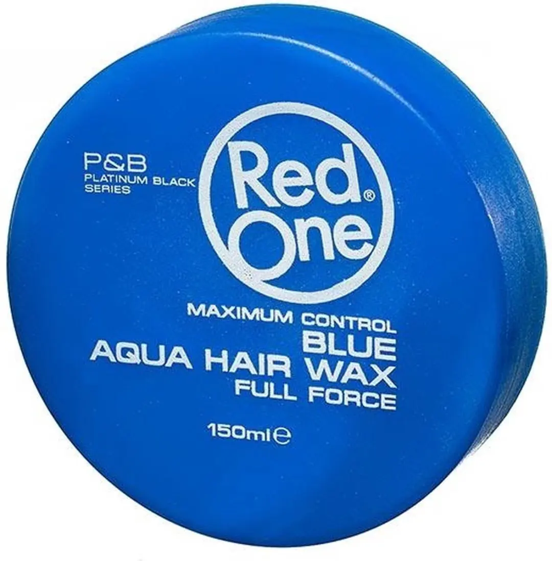Red One Aqua Hair Wax Blauw - 6 Stuks