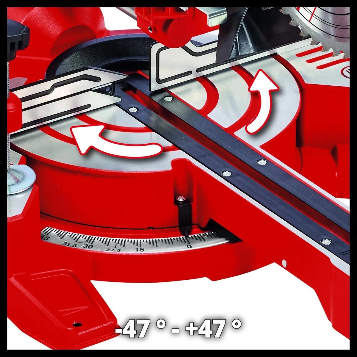Einhell TC-SM 216 Radiaalzaag 1600W - Ø216mm - 48 Tanden