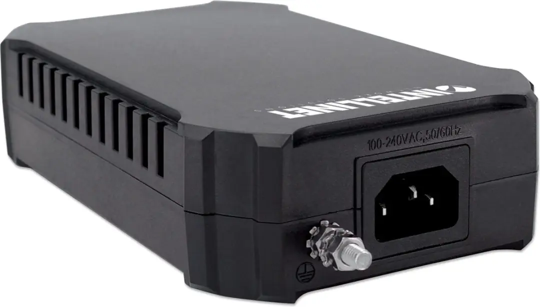 Intellinet 561495 PoE Adapter & Injector Gigabit Ethernet - Zwart/Grijs