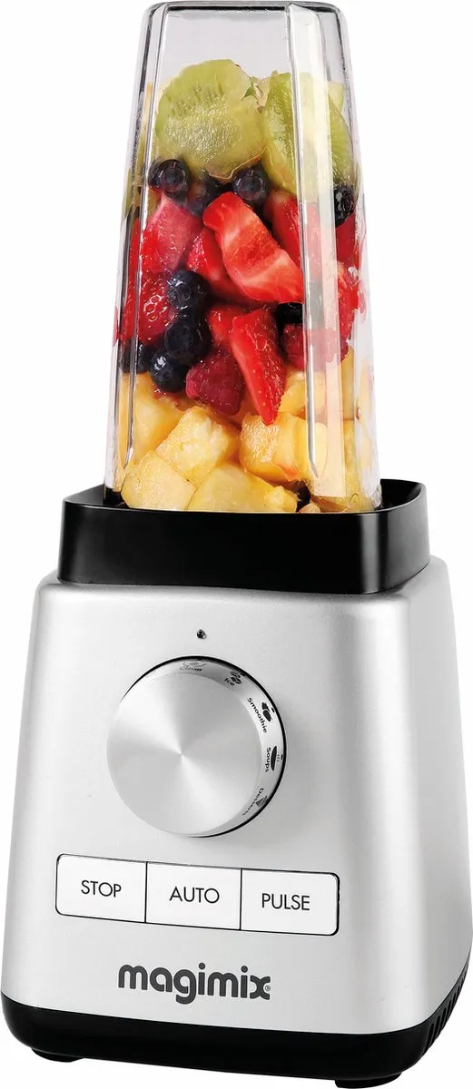Magimix Blender Power 3 - 1000W - 1,2L - Mat Chroom